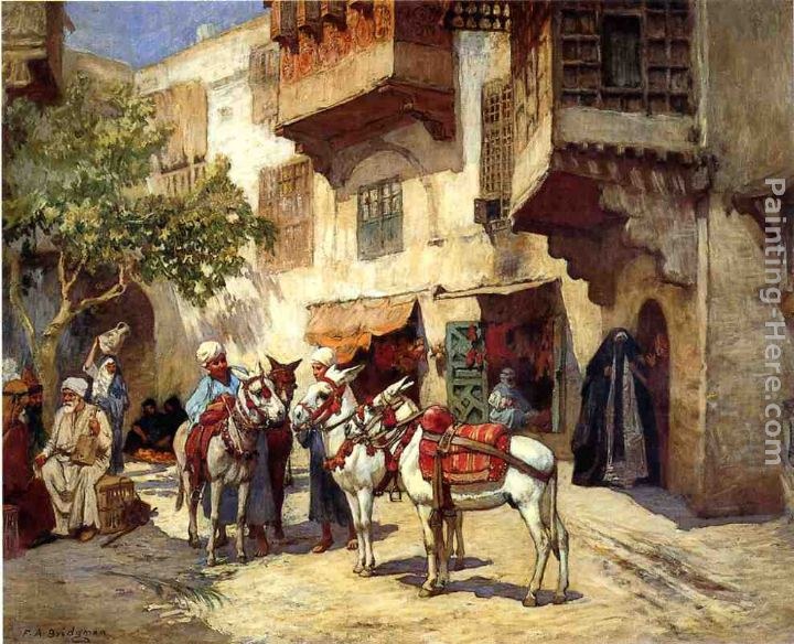 Frederick Arthur Bridgman Marketplace in North Africa